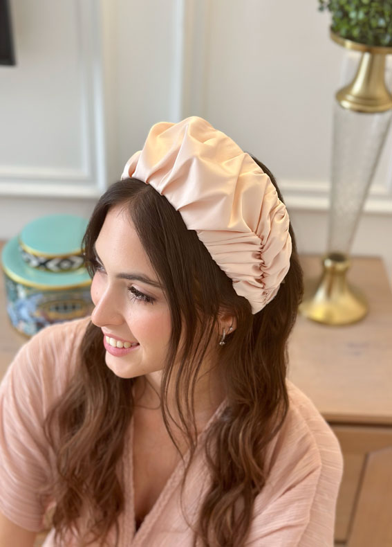 Wide Jan Headband, Nude Pink