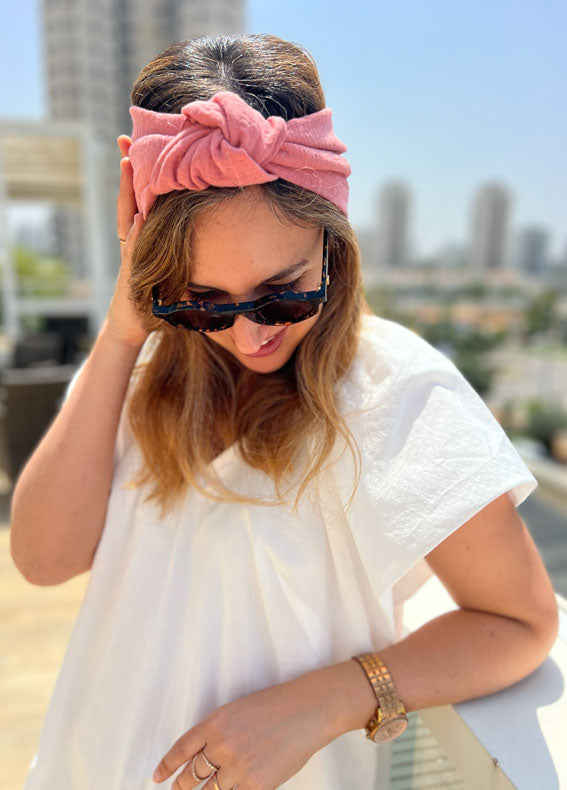 Full Circle Suf Headband, Rose Pink