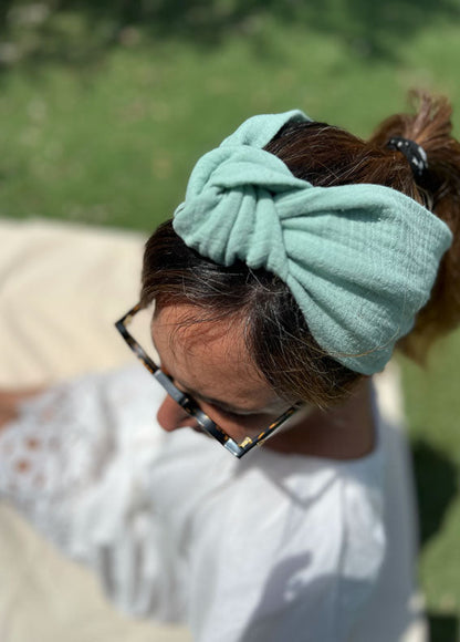 Full Circle Suf Headband, Mint Green