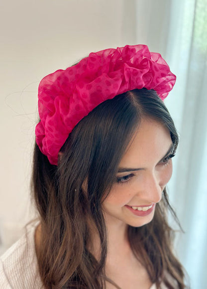 Renee Headband, Greece Fuchsia