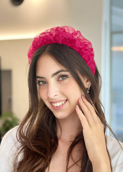 Renee Headband, Greece Fuchsia