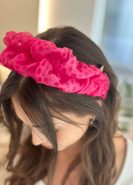 Renee Headband, Greece Fuchsia