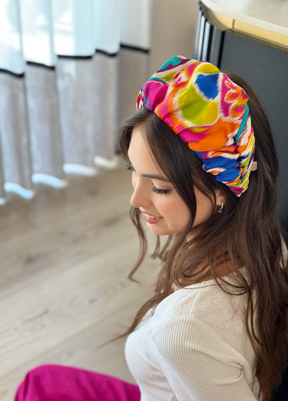 Wide Jan Headband, Colorful