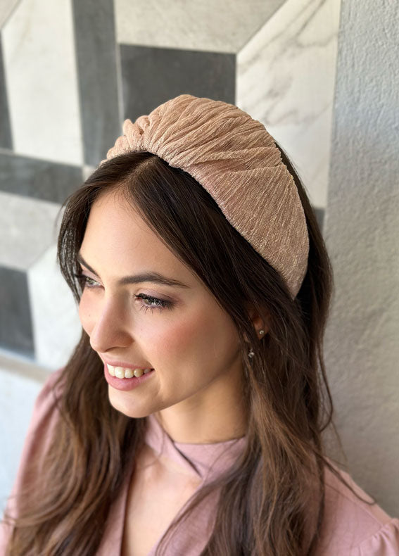 Aria Headband, Rose Gold