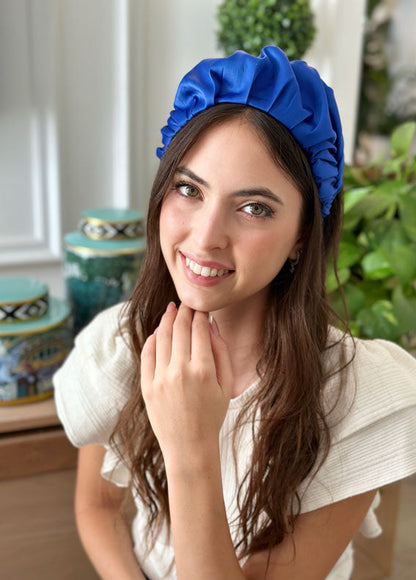 Wide Jan Headband, Bright Blue