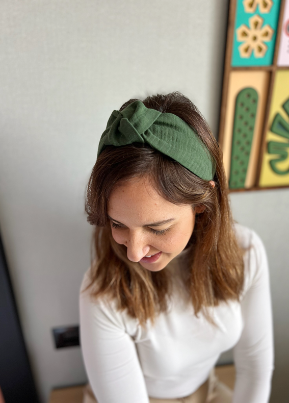 Suf Headband, Dark Green