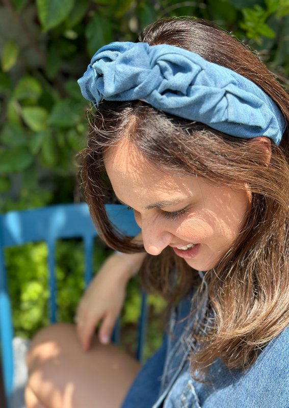 Ellen Headband, Denim