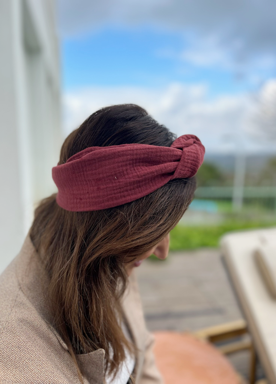 Full Circle Suf Headband, Maroon