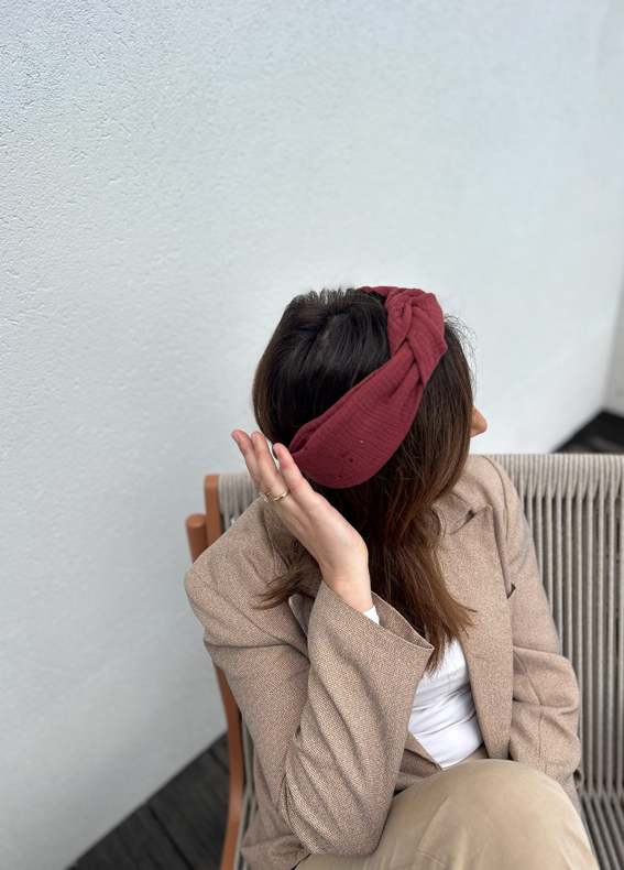 Full Circle Suf Headband, Maroon