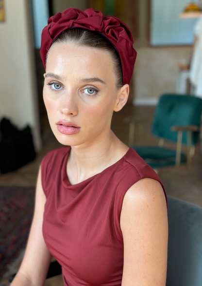 Ellen Headband, Bordeaux