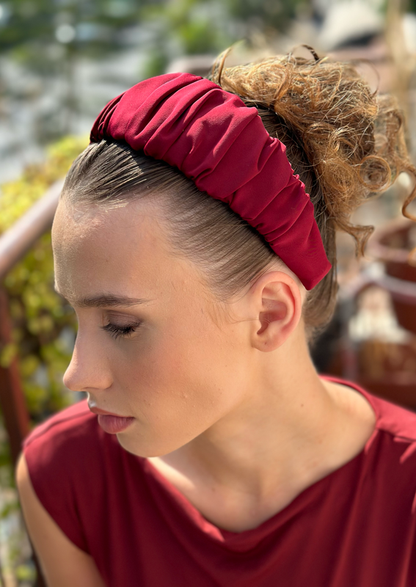 Mila Headband, Bordeaux