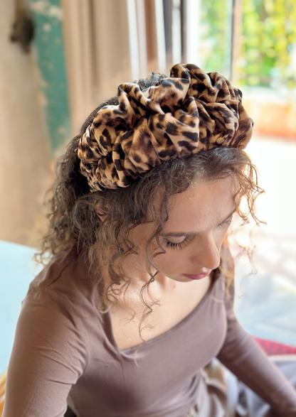 Wide Nemesis Headband, leopard