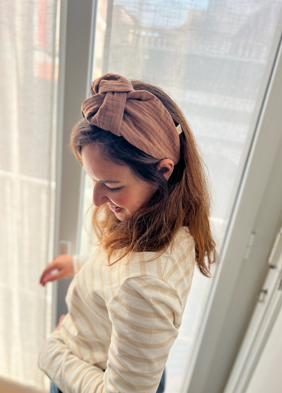 Wide Suf Headband, Brown