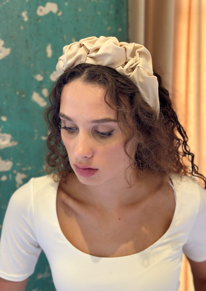 Ellen Headband, Cream