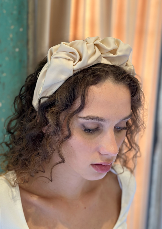 Ellen Headband, Cream