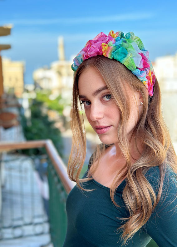 Wide Renee Headband, Israeli Joy