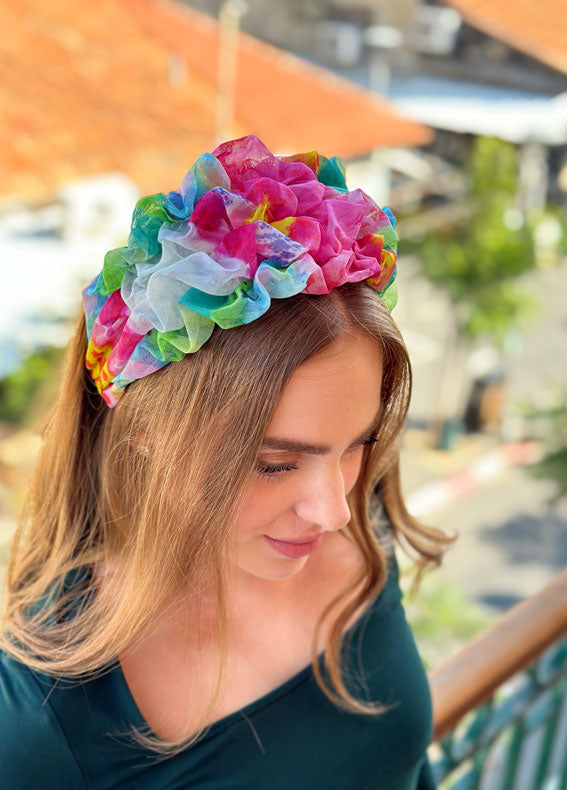 Wide Renee Headband, Israeli Joy