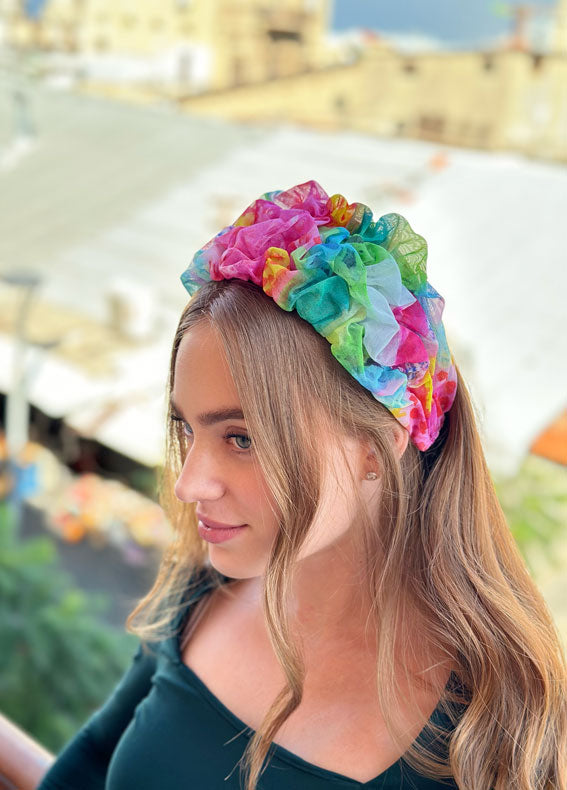 Wide Renee Headband, Israeli Joy