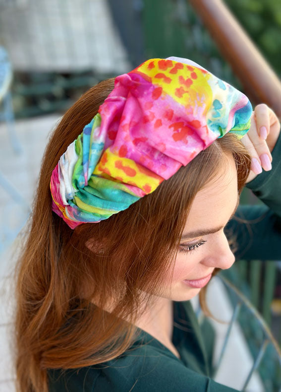 Wide Jan Headband, Israeli Joy