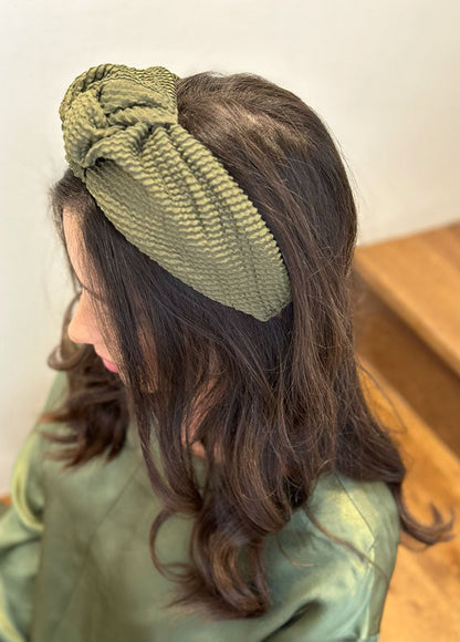 Zoe Headband, Olive Green