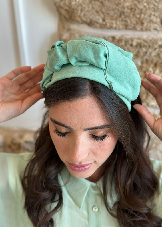 Wide Layla Headband, Mint