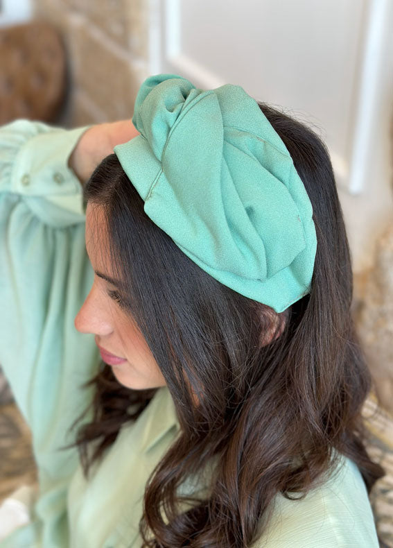 Wide Layla Headband, Mint