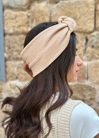 Full Circle Zoe Headband, Nude