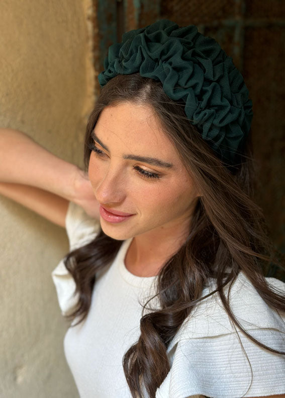 Wide Renee Headband, Turquoise