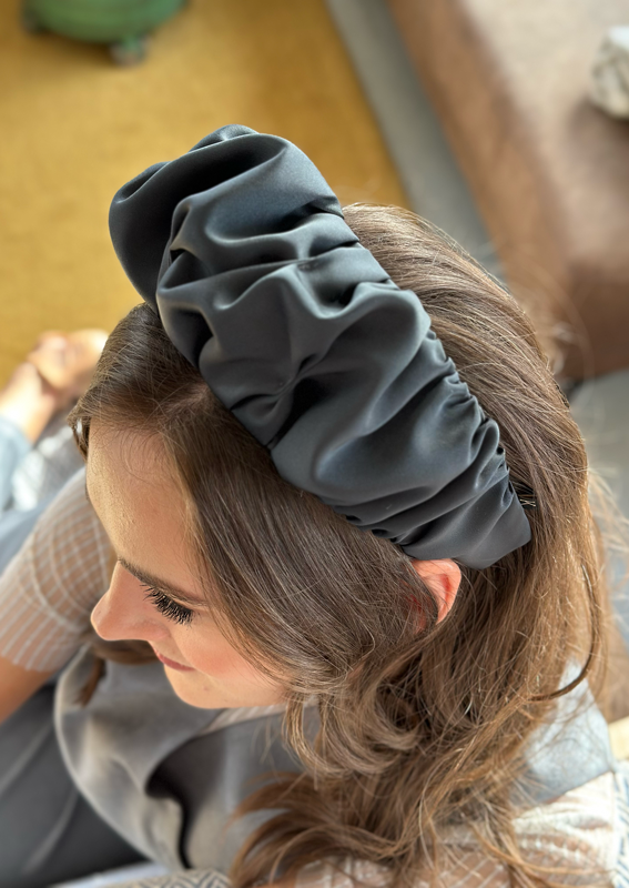 Medium Amur Headband, Charcoal Grey