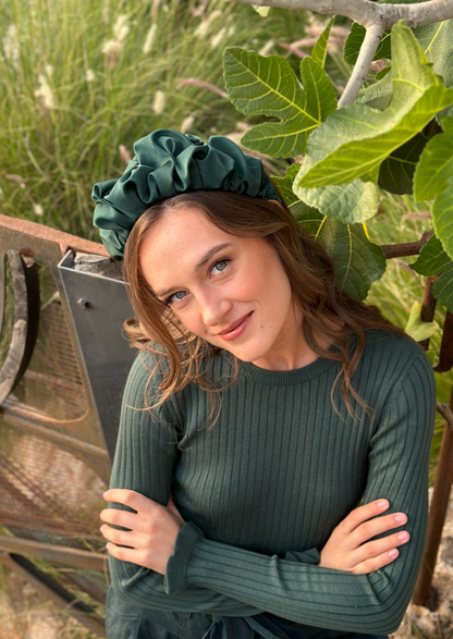 Medium Amur Headband, Forest green