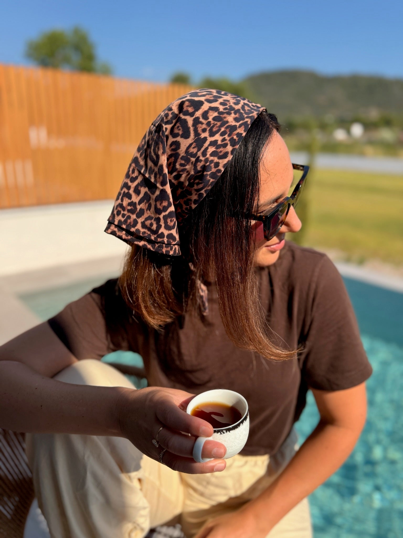 Tahlia Leopard Headband