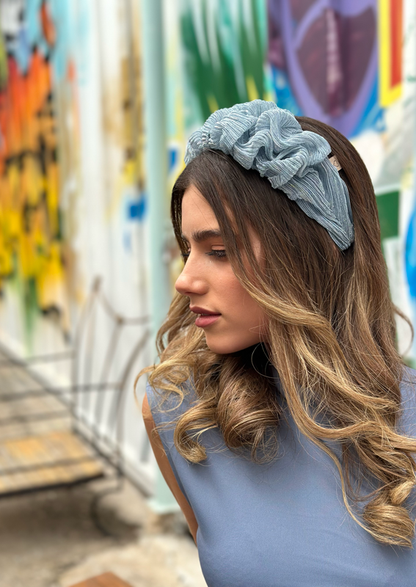 Renee Headband, Sky Blue