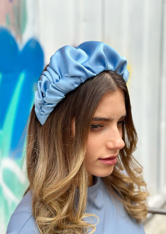 Wide Jan Headband, Sky Blue