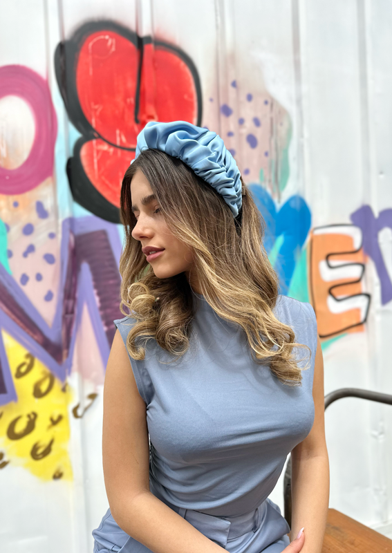 Wide Jan Headband, Sky Blue