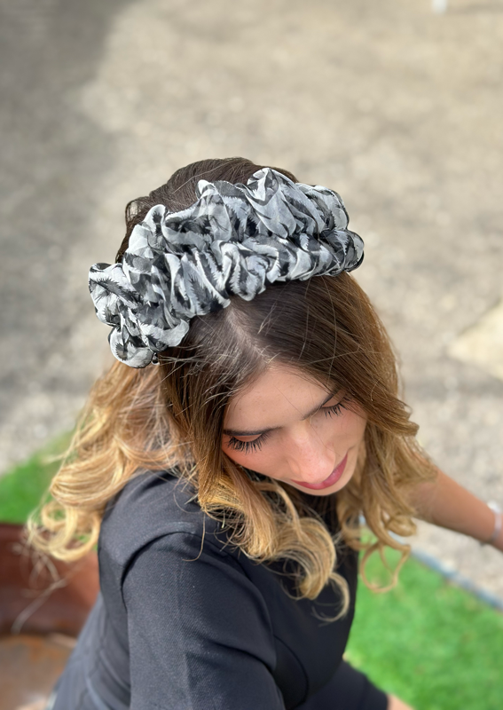 Renee Headband, Black &amp; White