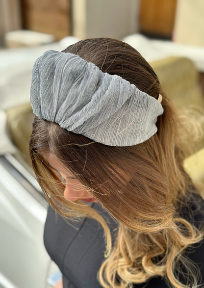 Aria Headband, Silvery Grey