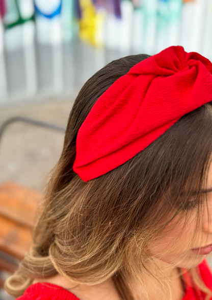 Medium Zoe Headband, Red