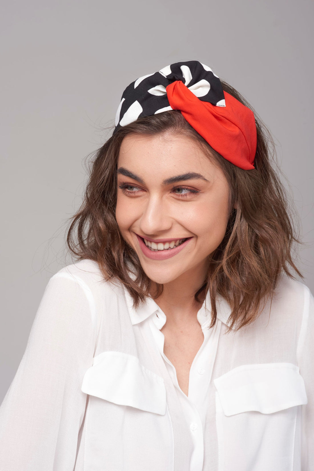 Lotus Headband, Red