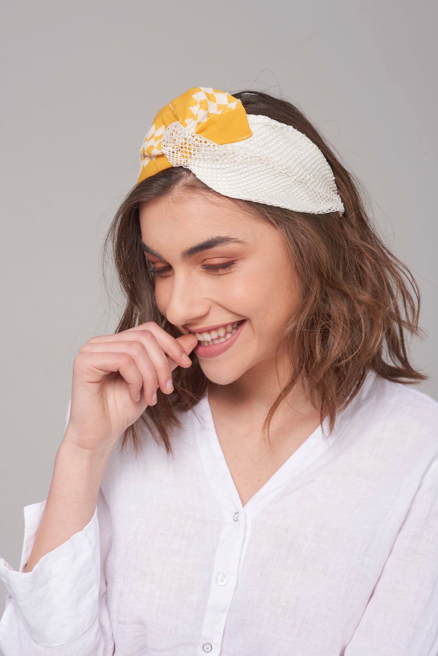 Lotus Headband, Yellow