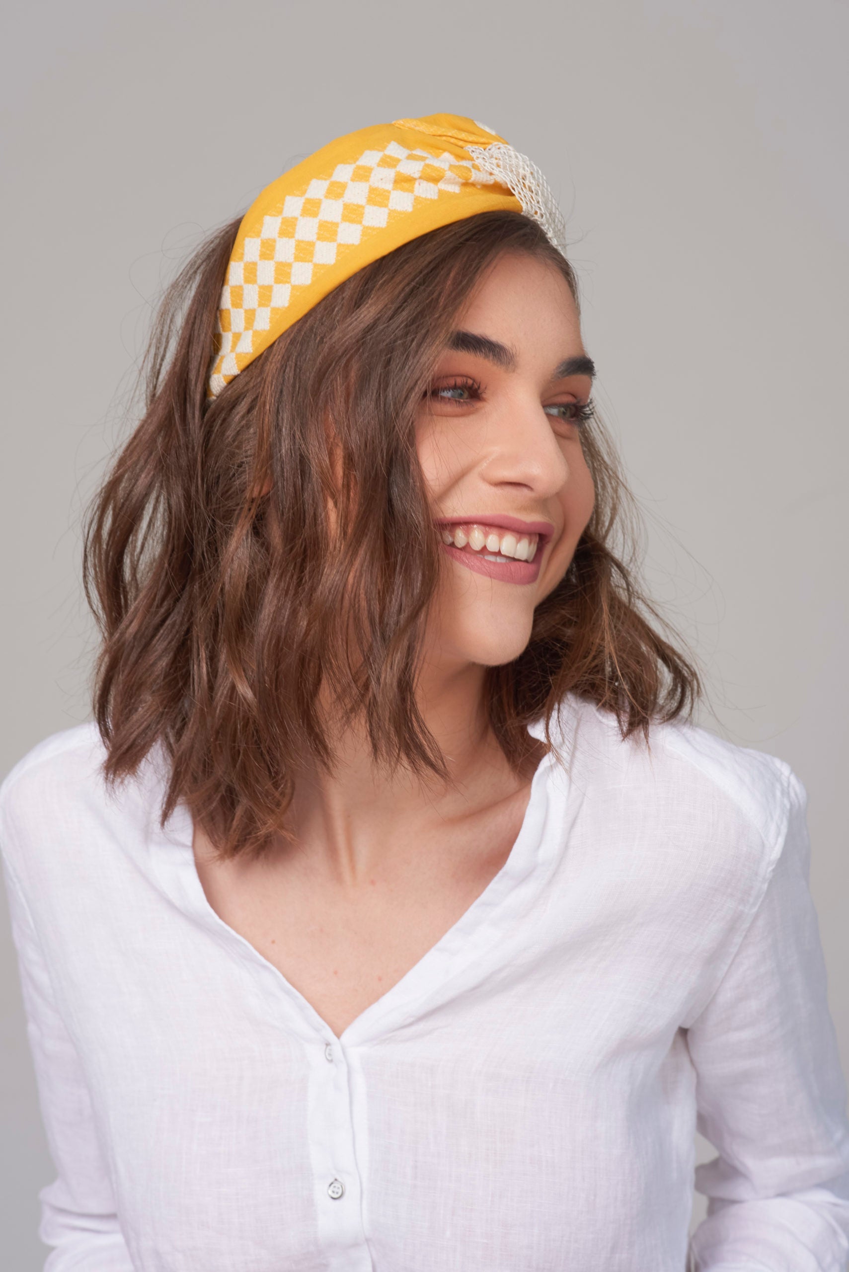 Lotus Headband, Yellow