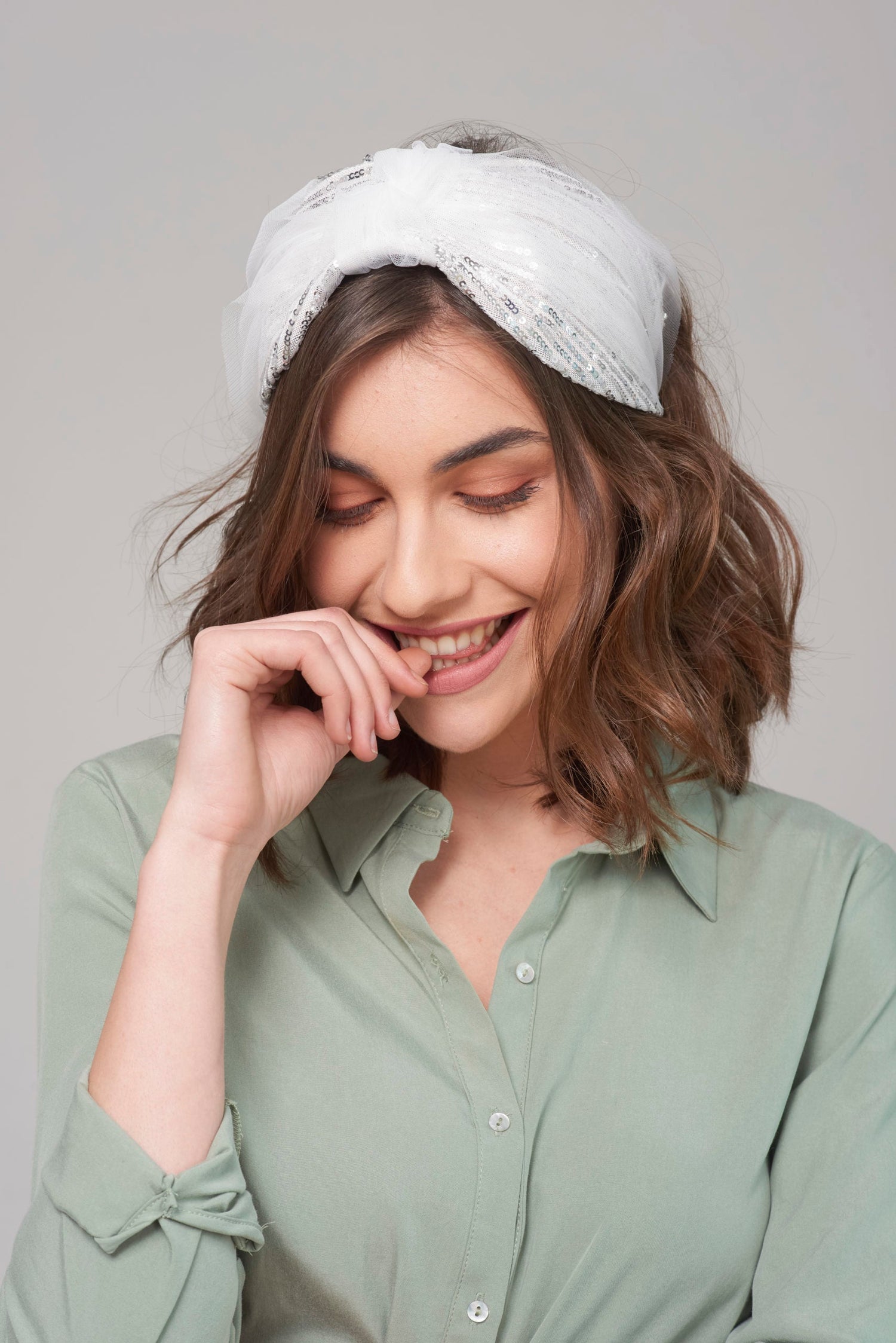 Tutu Headband, White