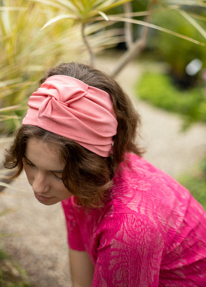 Velcro Zoe Headband, Coral