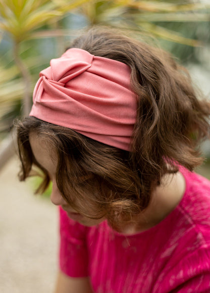 Velcro Zoe Headband, Coral