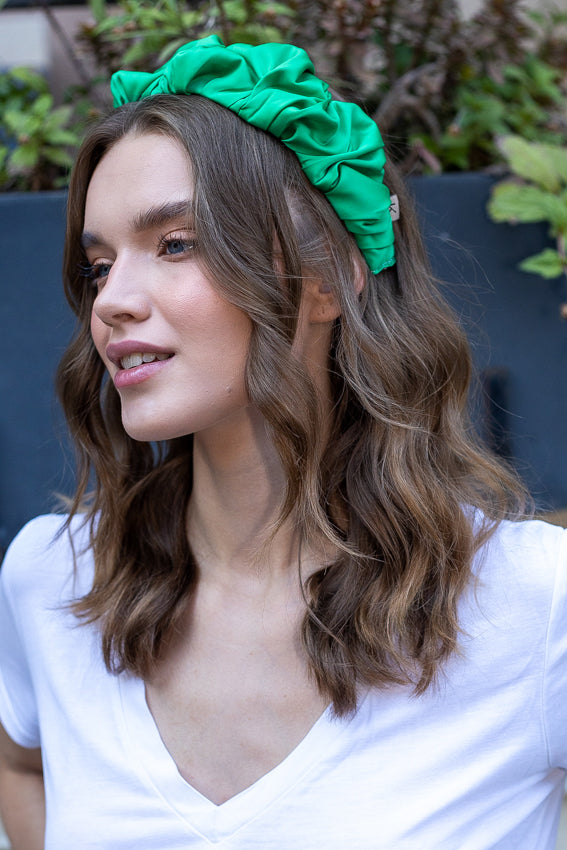 Mary Headband, Emerald Green