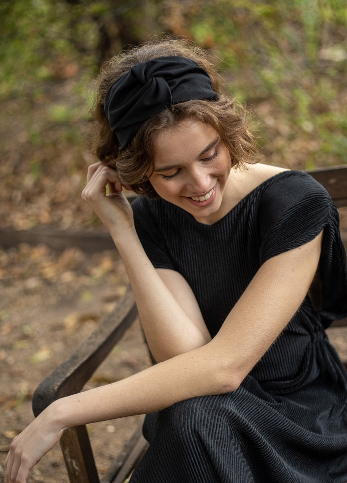 Zoe Headband, Classic Black