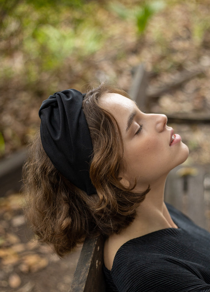 Zoe Headband, Classic Black