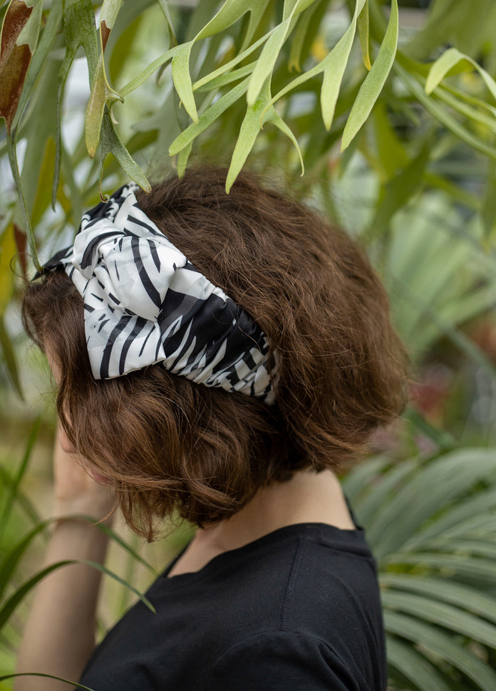 Sana Headband, Black &amp; White