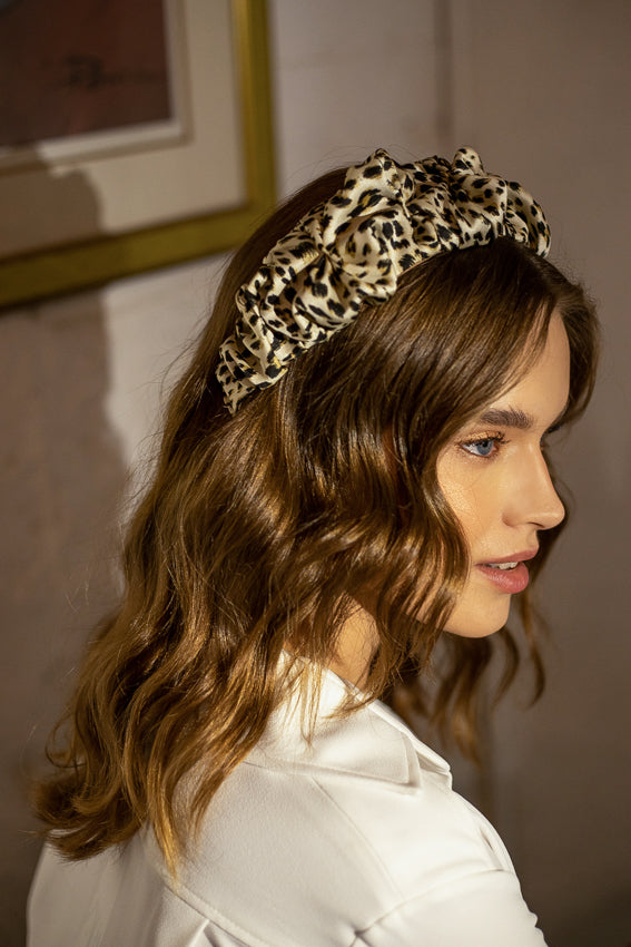 Mary Headband, Animal Print