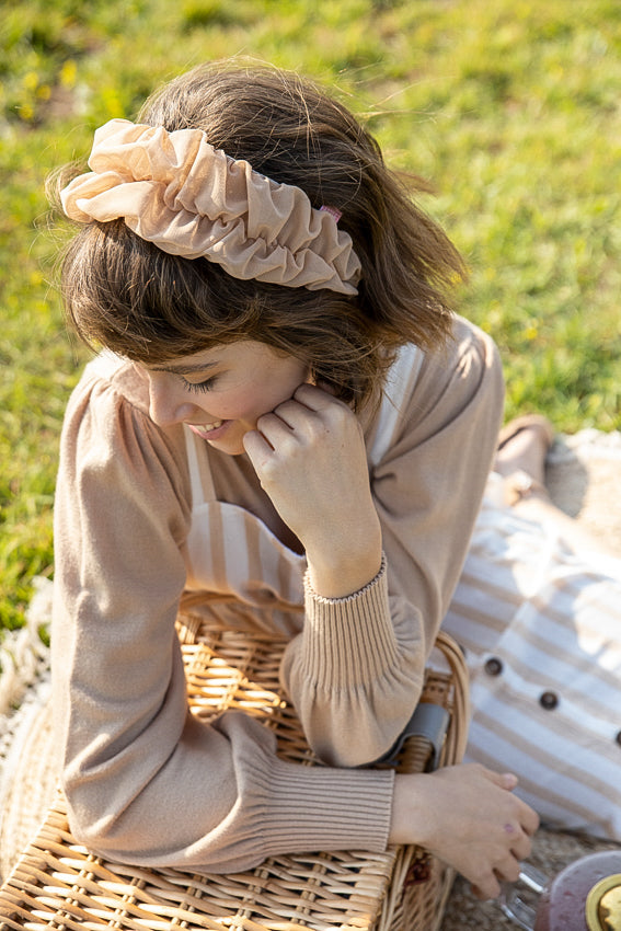 Renee Headband, Nude