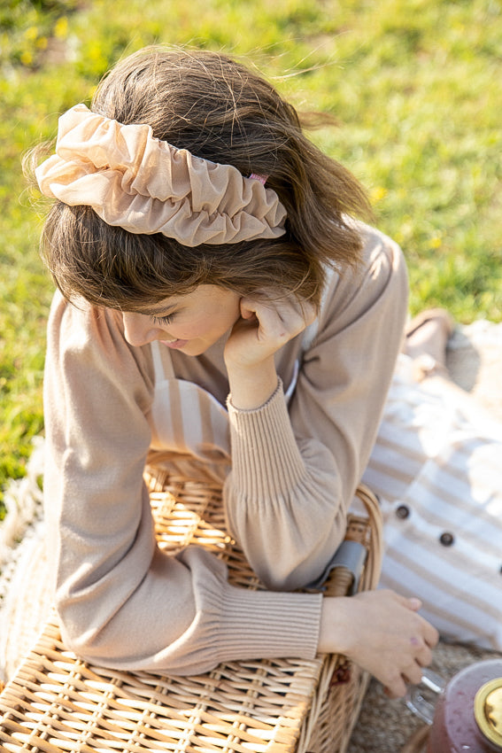 Renee Headband, Nude